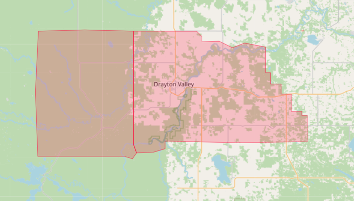 This is an Alberta Emergency Alert. Environment Canada has updated its Tornado Warning to a wider area.

This alert is in effect for Brazeau County, Cynthia, Lodgepole, Breton, Drayton Valley and surrounding area (See attached map for details).

The thunderstorm producing a