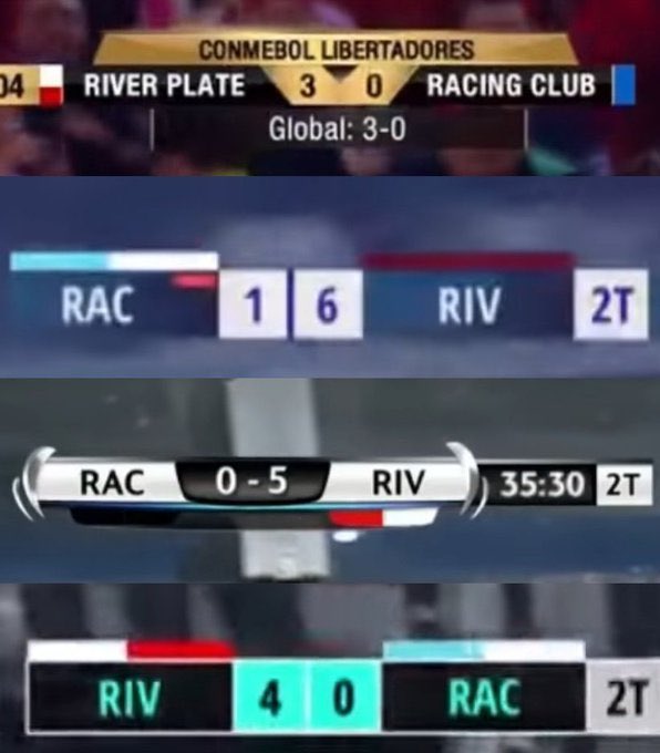 Si Gallardo quiere compra a Maravilla Martinez y lo pone a cortar el pasto del River Camp, microbios como Racing no tienen donde empezar al lado de River.

Somos el Real Madrid de América, cualquier jugador va a querer venir a River sobre cualquier cosa. Acepten nuestra grandeza.