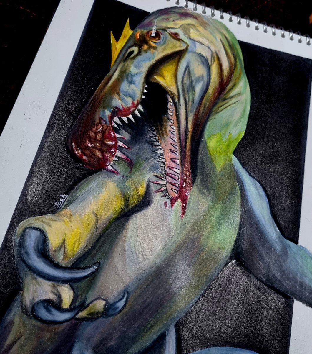 J0SH766431's tweet photo. Spinosaurus 💥
#JurassicWorld #JurassicWorldElRenacer #JurassicWorldEvolution3 #jurassicpark #Spinosaurus #dibujos #drawing https://t.co/bfpBKrZdF6
