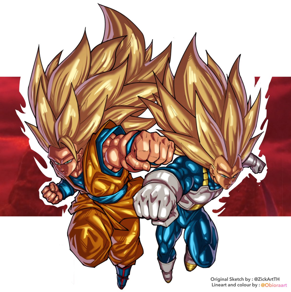 DillyDilly (Commission Open) (@dillydillyart) on Twitter photo SS3 Goku and Vegeta Collab with <a href="/ZickArtTH/">NickArtTH (Commission : Open)</a> 🔥🔥🔥
Original Sketch by <a href="/ZickArtTH/">NickArtTH (Commission : Open)</a>
Lineart and Colouring by Me SS3 Goku and Vegeta Collab with <a href="/ZickArtTH/">NickArtTH (Commission : Open)</a> 🔥🔥🔥
Original Sketch by <a href="/ZickArtTH/">NickArtTH (Commission : Open)</a>
Lineart and Colouring by Me