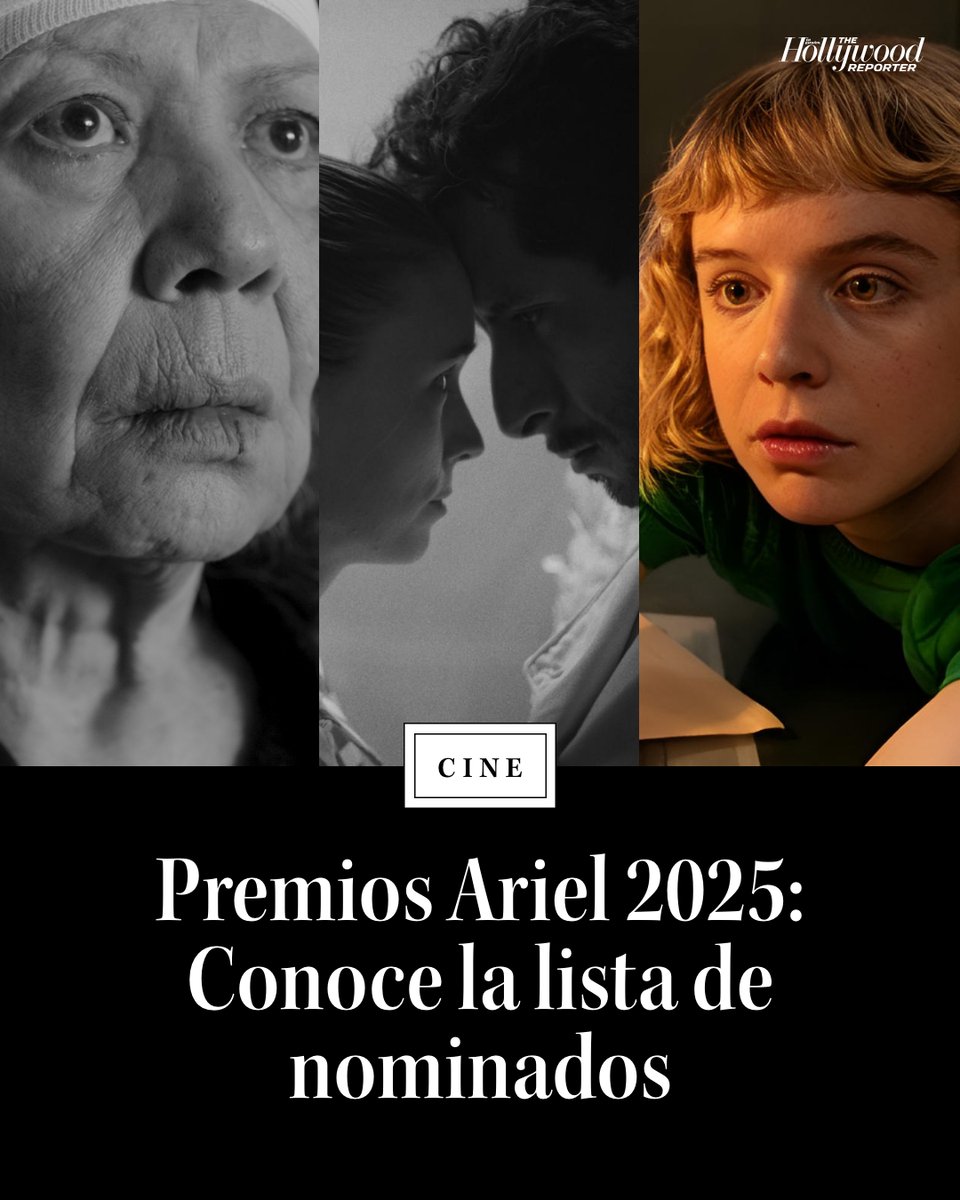 Las películas ‘Corina’, ‘Sujo’, ‘Pedro Páramo’, ‘La cocina’ y ‘No nos moverán’ encabezan las nominaciones de los Premios Ariel de este año, reafirmando la fuerza del cine nacional. Conoce la lista completa en el enlace.

es.hollywoodreporter.com/premios-ariel-…

#Cine #Entretenimiento #Noticias