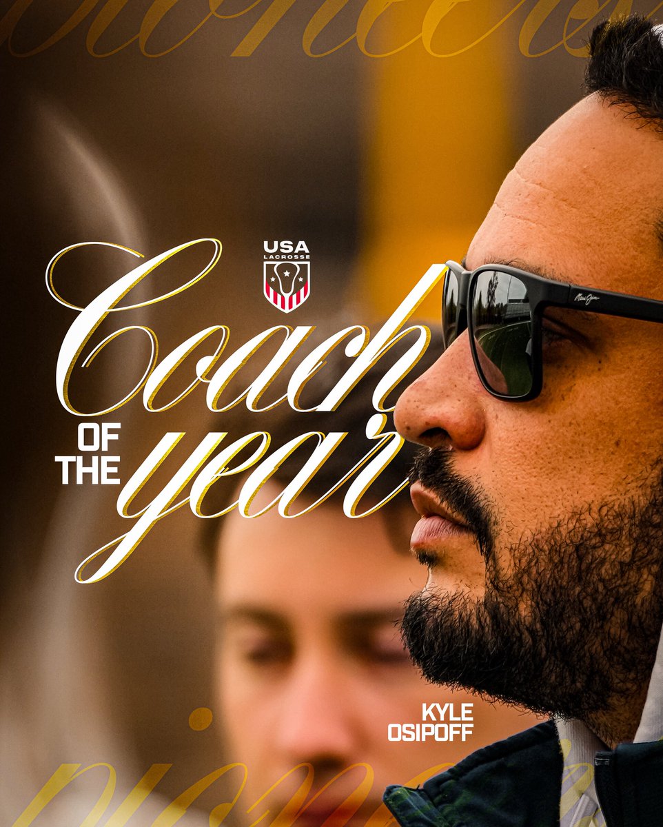 Congratulations to KO on being named USA Lacrosse Coach of the Year