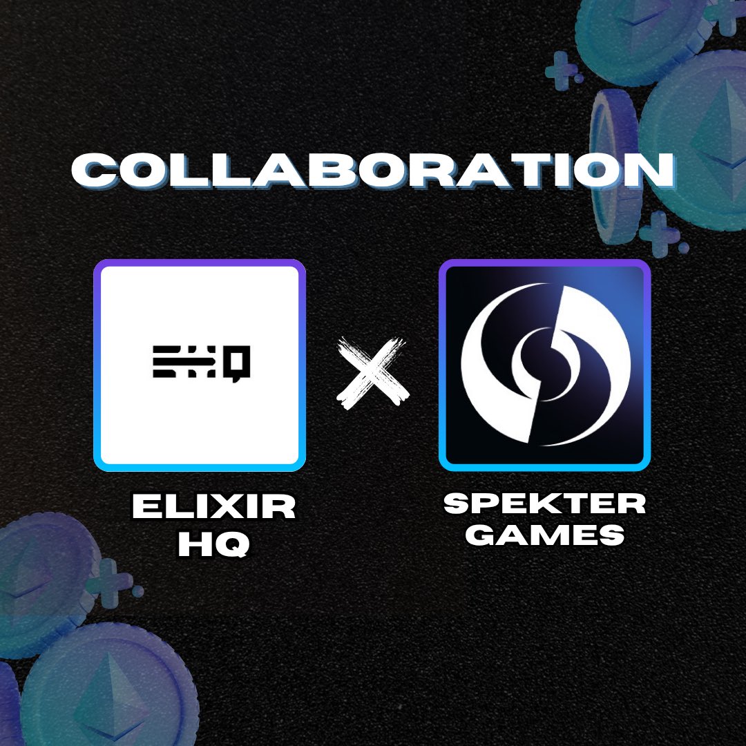 Elixir (@elixir_hq) on Twitter photo ๐๐๐๐๐๐ ๐๐ ๐ค ๐๐๐๐๐๐๐ ๐๐๐๐๐
Weโre thrilled to announce our collaboration with
<a href="/SpekterGames/">Spekter Games</a> on their open beta.
Spekter Games is a next-gen game publisher blending web2 and web3 to supercharge games for mainstream gamers.
Theyโre backed by <a href="/a16z/">a16z</a>, ๐๐๐๐๐๐ ๐๐ ๐ค ๐๐๐๐๐๐๐ ๐๐๐๐๐
Weโre thrilled to announce our collaboration with
<a href="/SpekterGames/">Spekter Games</a> on their open beta.
Spekter Games is a next-gen game publisher blending web2 and web3 to supercharge games for mainstream gamers.
Theyโre backed by <a href="/a16z/">a16z</a>,