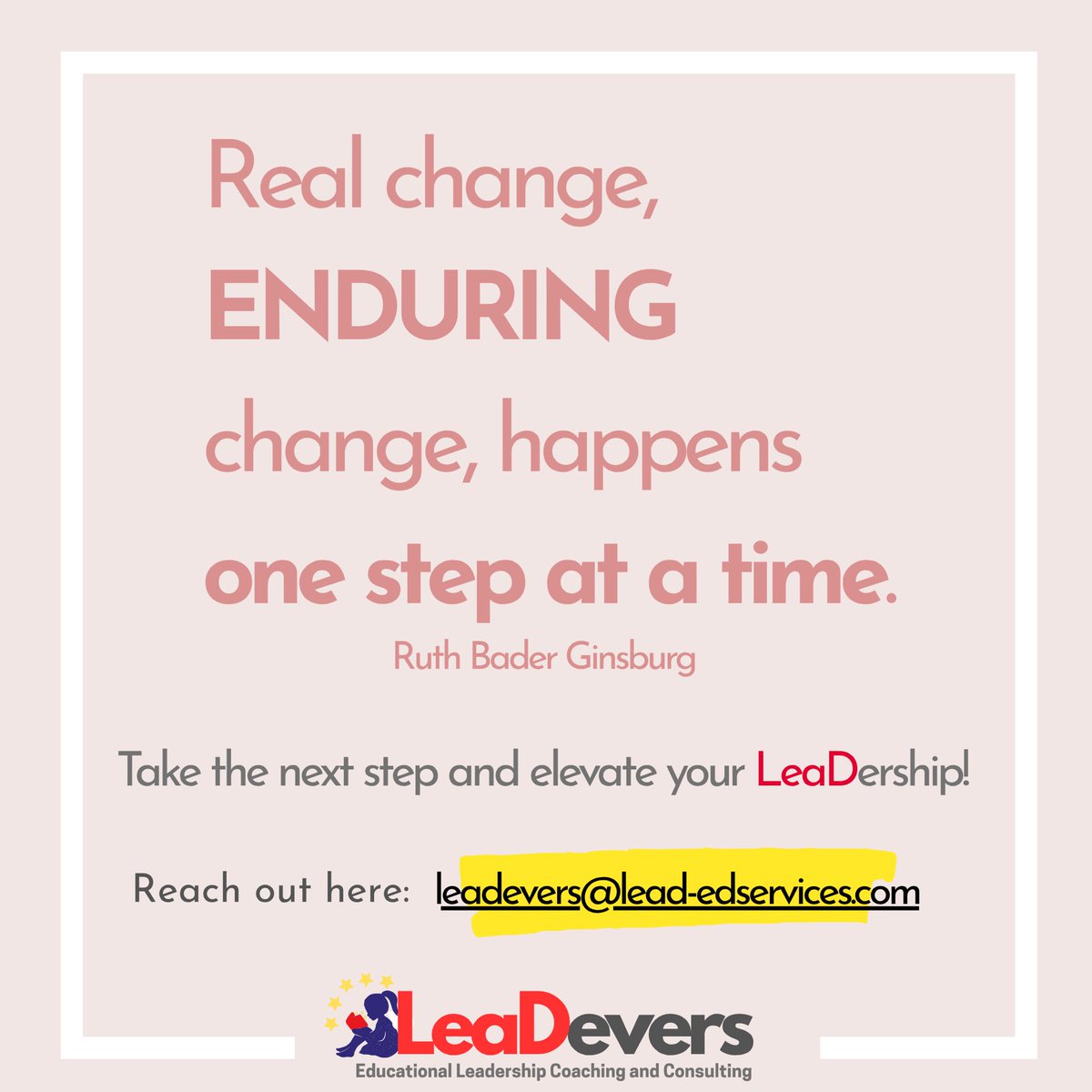 Even little baby steps count!