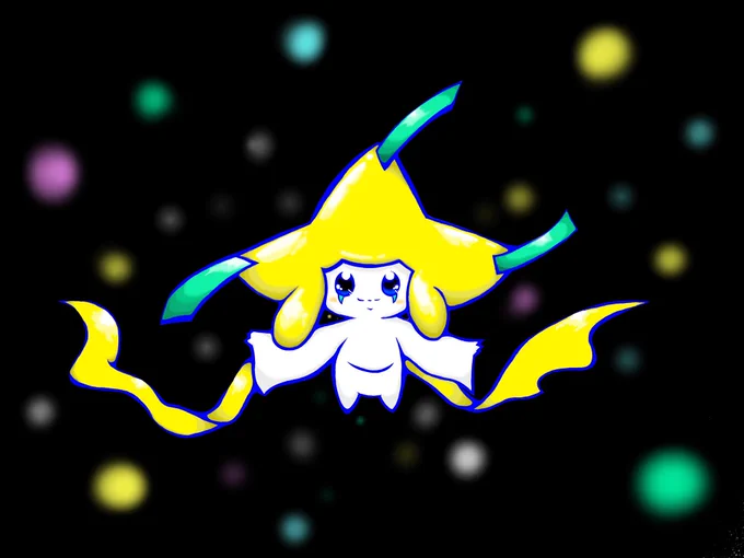 #イラスト #七夕の願い事 #ポケポケ #ポケモンSV 今年もジラーチの日!!