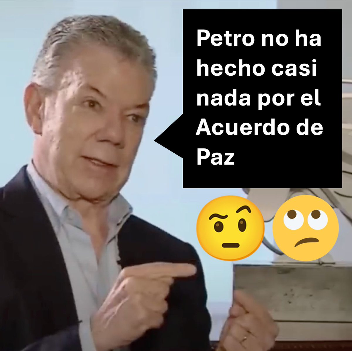 David Flórez Ballesteros. (@davidflorezball) on Twitter photo Expte. <a href="/JuanManSantos/">Juan Manuel Santos</a>, usted falta a la verdad.
Le demuestro en este hilo que en realidad el Gobierno <a href="/petrogustavo/">Gustavo Petro</a> es quien más ha hecho por implementar El Acuerdo de Paz.
Es curioso que usted pase por alto al Gobierno Duque, quien justamente sí quizo hacer trizas la paz.
🧵 Expte. <a href="/JuanManSantos/">Juan Manuel Santos</a>, usted falta a la verdad.
Le demuestro en este hilo que en realidad el Gobierno <a href="/petrogustavo/">Gustavo Petro</a> es quien más ha hecho por implementar El Acuerdo de Paz.
Es curioso que usted pase por alto al Gobierno Duque, quien justamente sí quizo hacer trizas la paz.
🧵