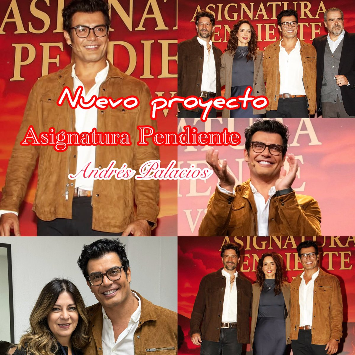 Emoción y felicidad al tope🤩🙌🏼❤️😍 

Muchísimas felicidades mi Andrés por este nuevo proyecto👏🏼👏🏼👏🏼 

#AndrésPalacios  #FanPage 

#asignaturapendiente