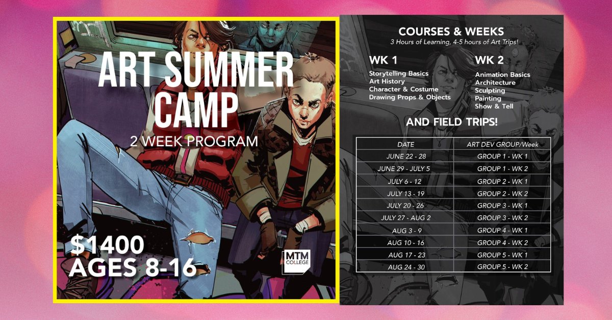 MTM College of Animation, Art & Design tweet media