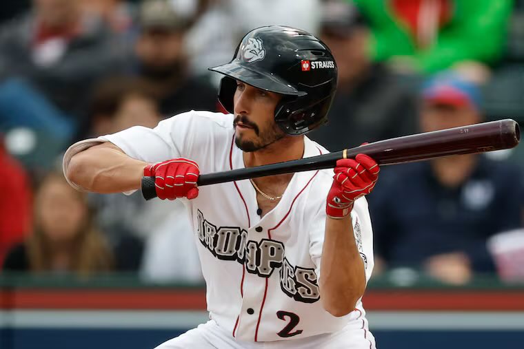 PhilsTailgate's tweet photo. Garrett Stubbs was just pulled from tonight’s IronPigs game in the 2nd Inning. https://t.co/fwcFO2fhjv
