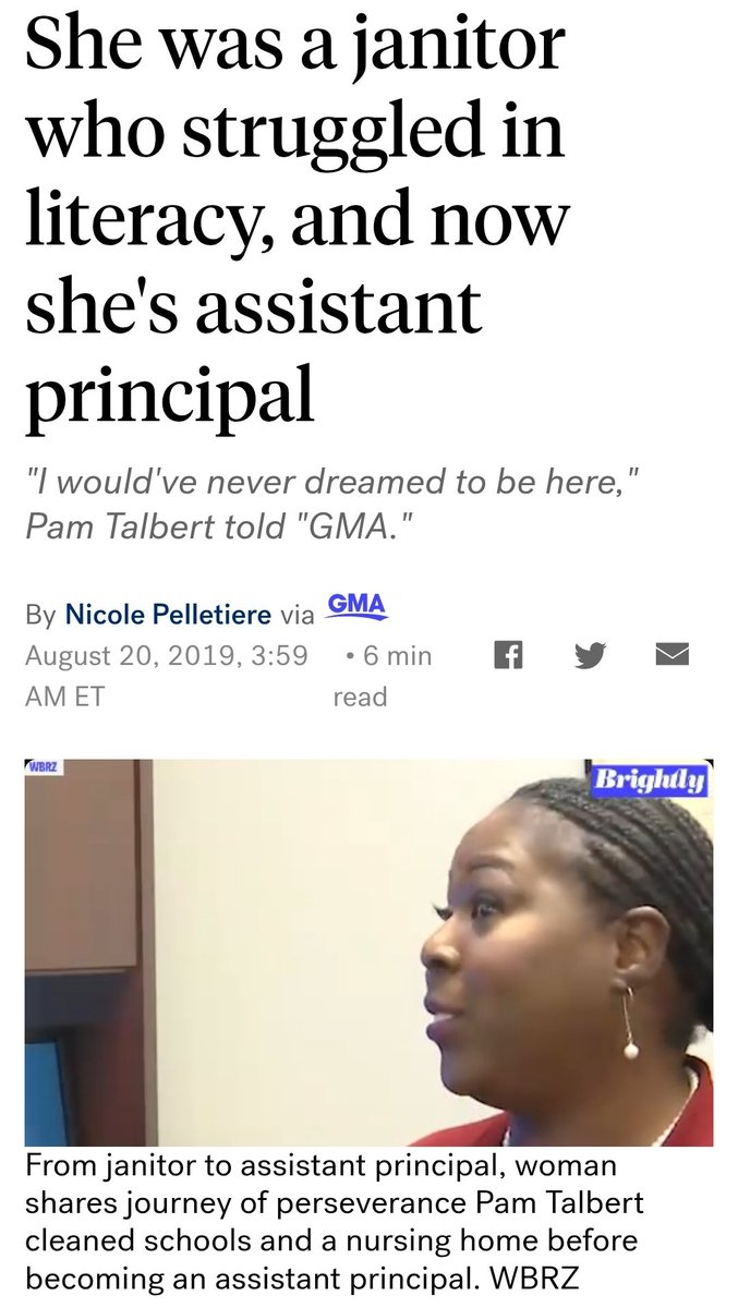 Recently, I had the distinct pleasure of meeting Mrs. Talbert. What an inspirational story!! Her story is an unwavering reminder that it's bigger than us!