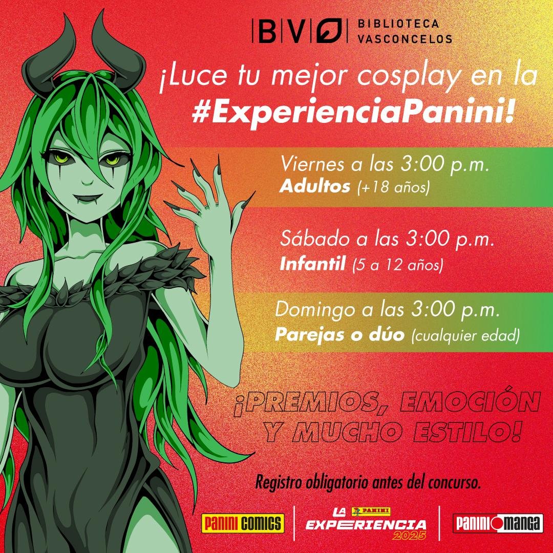 ¡Tu personaje favorito cobra vida contigo!

👧 Infantil | 🧍 Adulto | 👥 Pareja
¡Tú eliges cómo deslumbrar al público!

Regístrate aquí: 
bit.ly/4nwXZKK

#LaExperienciaPanini
