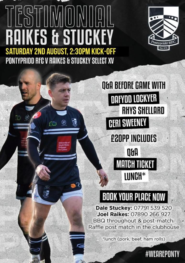 Tickets still available for a great Q&amp;A before the 🏉 game. Please get in touch 👇👇