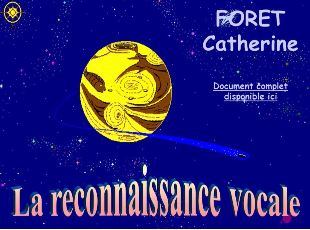 La reconnaissance vocale - ppt télécharger share.google/ASgMivWPcJNald…
Souvenir des perspectives du Traitement Automatique du Langage, il y a 23ans...