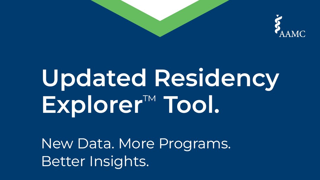 The Residency Explorer™ tool has been refreshed w/ the latest data to help residency applicants prepare for the upcoming application cycle. They can now access the most current insights to build their application list: residencyexplorer.org #ResidencyExplorer #MedicalResidency