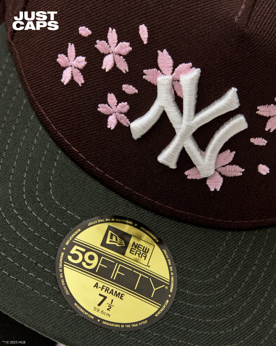 NewEraCap's tweet image. Capture the carefree spirit of summer with 59FIFTY AFrames from select MLB teams. Shop Just Caps Cherry Blossom exclusively at New Era Cap. newer.ac/JCCherryBlossom