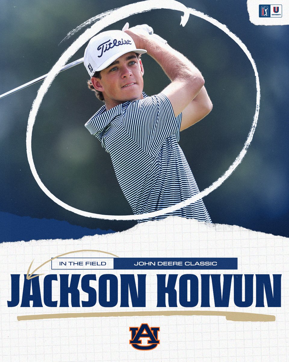 Rising <a href="/AuburnMGolf/">Auburn Men's Golf</a> junior Jackson Koivun has clinched a <a href="/PGATOUR/">PGA TOUR</a> card ... but he deferred it to 2026.
Meanwhile, he's playing @JDClassic as a tune-up.