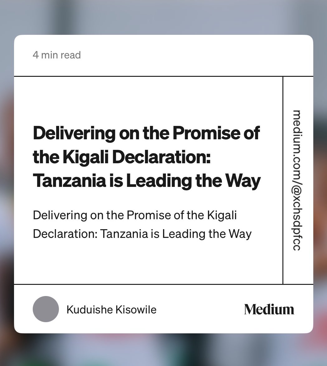 Kuduishe Kisowile (@kudu_ze_kudu) on Twitter photo 3 years since the #KigaliDeclaration & Tanzania is leading the charge to #EndNTDs — councils at the forefront, youth <a href="/onehealth_tz/">One Health Society</a> in action, NTDs as a priority in <a href="/wizara_afyatz/">Wizara ya Afya Tanzania 🇹🇿</a> 2025/26 budget & President <a href="/SuluhuSamia/">Samia Suluhu</a> setting the pace.
#MweleDOA
READ ⤵️
medium.com/@xchsdpfcc/del… 3 years since the #KigaliDeclaration & Tanzania is leading the charge to #EndNTDs — councils at the forefront, youth <a href="/onehealth_tz/">One Health Society</a> in action, NTDs as a priority in <a href="/wizara_afyatz/">Wizara ya Afya Tanzania 🇹🇿</a> 2025/26 budget & President <a href="/SuluhuSamia/">Samia Suluhu</a> setting the pace.
#MweleDOA
READ ⤵️
medium.com/@xchsdpfcc/del…
