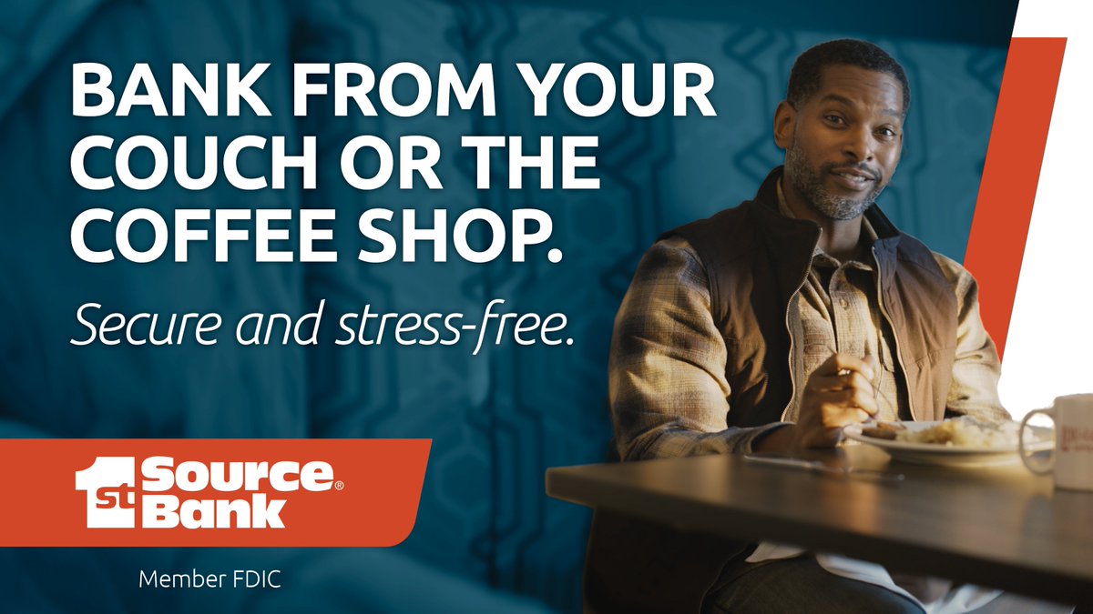 1st Source Bank (@1stsourcebank) on Twitter photo It’s convenient, it’s simple, it’s safe, and it saves you time and money. Learn more about some of the most common features of mobile/online banking.
1stsource.com/advice/the-ben…
Member FDIC
Equal Housing Lender It’s convenient, it’s simple, it’s safe, and it saves you time and money. Learn more about some of the most common features of mobile/online banking.
1stsource.com/advice/the-ben…
Member FDIC
Equal Housing Lender