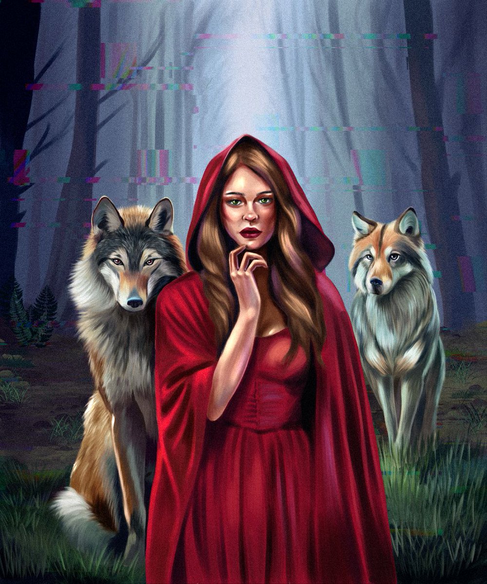 misss_kati_art's tweet image. NEW DROP 💜💜💜 on @SkurpySocial
She's no longer the girl from the fairy tale.
Red is her choice.
Wolves are her reflection.
And the forest is her territory.
The new drop is already on the platform.
skurpy.com/marketplace/co…