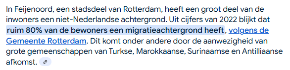 Miss_Royal73's tweet photo. Bijna de #helft van alle kleuters in Rotterdam-Zuid komt met een #achterstand naar de basisschool. Ze zijn niet zindelijk, spreken minder goed Nederlands, hebben moeite met bewegen of hebben gedragsproblemen.
Niet zo gek met wat er allemaal binnenkomt... Maar als je dat zegt ben je een racist 🤷🏻♀️Toch even ter info 👇🏻
Het aantal #autochtonen in de betreffende Rotterdamse wijken volgens data uit 2020.
Veelal minder dan de helft van de bevolking 🫣:
* Oud IJsselmonde 56%
* Groot IJsselmonde 48%
* Feijenoord 19%
* Charlois Zuidrand 62%
* Oud Charlois 35%
https://t.co/0zoOQGBZQk