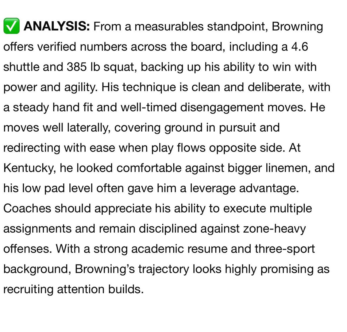 David Browning (@davidab2028) on Twitter photo Grateful for the write up from <a href="/sixstarfootball/">Six Star Football | PLUS+</a>
<a href="/PrepRedzoneWV/">Prep Redzone West Virginia</a> <a href="/CRHSTigersFB/">CRHS Football</a> <a href="/CoachFipps/">Corey Fipps</a> <a href="/CoachPenn/">John Pennington</a> <a href="/CoachTonyGibson/">Tony Gibson</a> <a href="/KyleERigney/">Coach Rigney</a> <a href="/CoachKG93/">Karon Gibson</a> Grateful for the write up from <a href="/sixstarfootball/">Six Star Football | PLUS+</a>
<a href="/PrepRedzoneWV/">Prep Redzone West Virginia</a> <a href="/CRHSTigersFB/">CRHS Football</a> <a href="/CoachFipps/">Corey Fipps</a> <a href="/CoachPenn/">John Pennington</a> <a href="/CoachTonyGibson/">Tony Gibson</a> <a href="/KyleERigney/">Coach Rigney</a> <a href="/CoachKG93/">Karon Gibson</a>