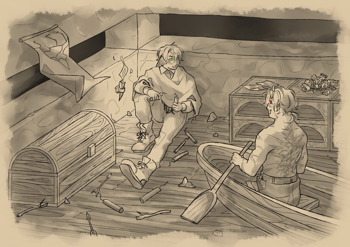 llirisdemar's tweet photo. i'm glad that you're evil too
#desertduofanart #grianfanart #gtwscarfanart https://t.co/6hCFetCEOM