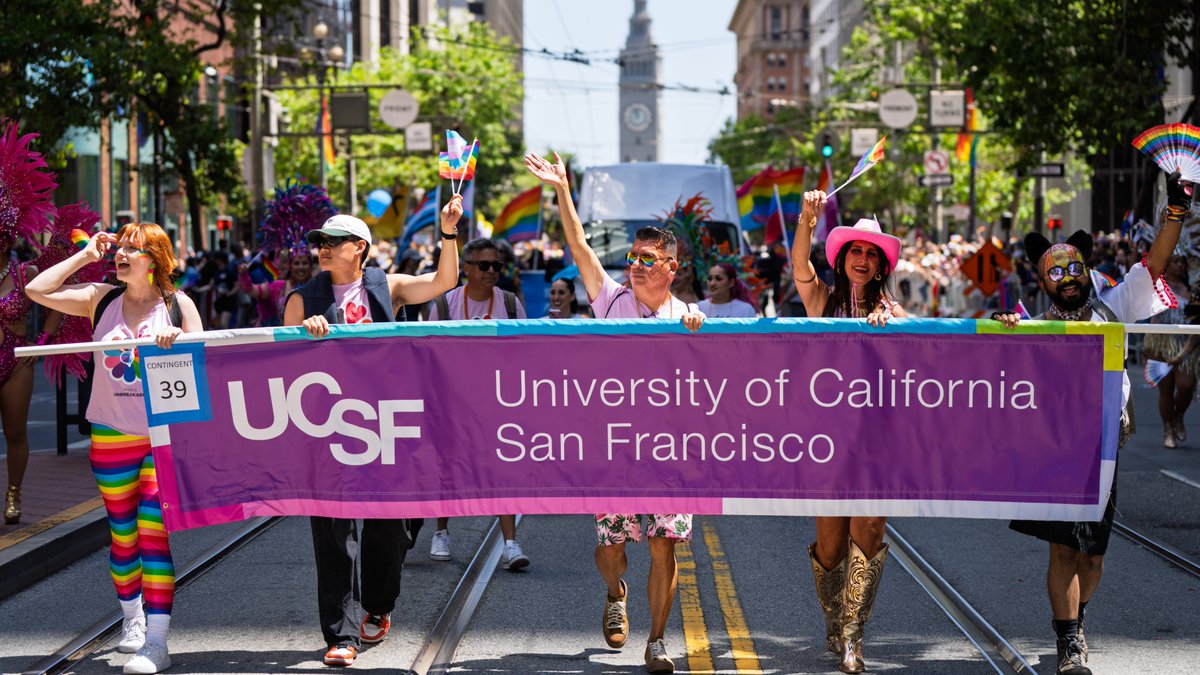 UCSF's tweet image. Pride is unbreakable. UCSF marched with love and unity at #SFPride2025. @ucsfhospitals @UCSFODO