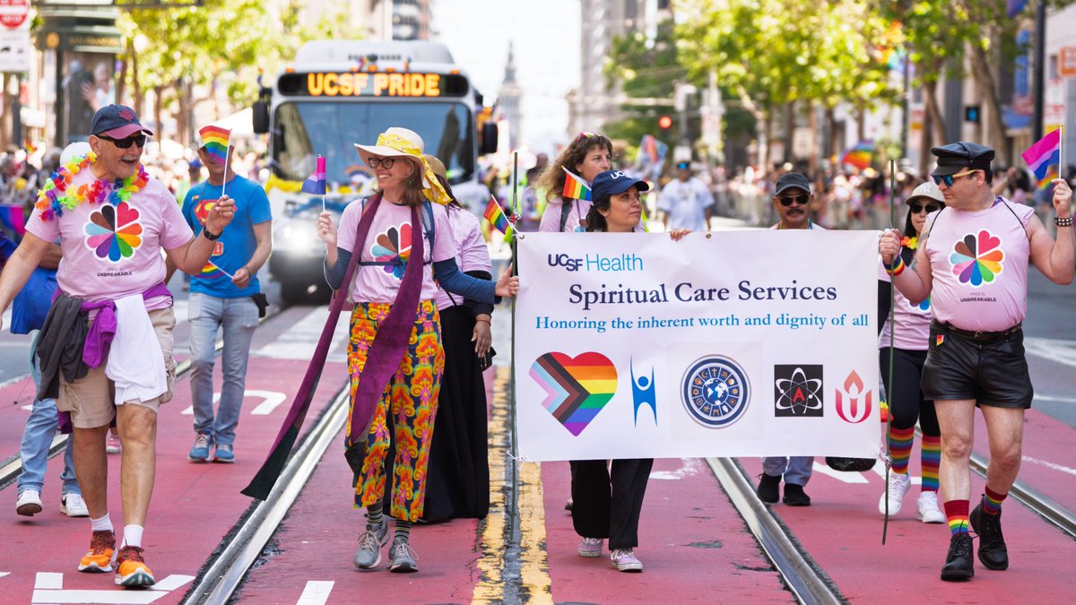 UCSF's tweet image. Pride is unbreakable. UCSF marched with love and unity at #SFPride2025. @ucsfhospitals @UCSFODO