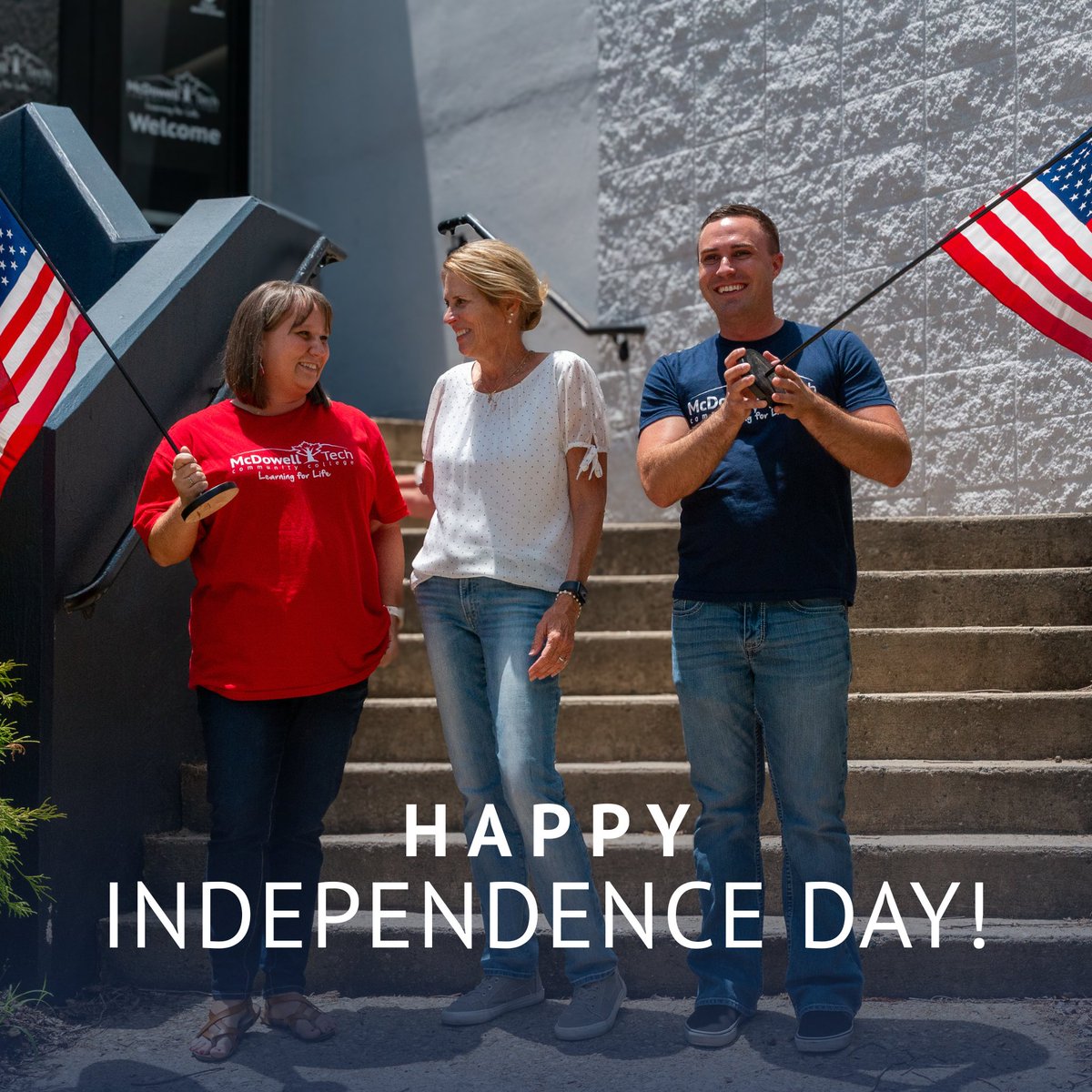 Celebrating liberty and lifelong learning! Happy 4th of July from all of us at McDowell Tech!!
#IndependenceDay #McDowellTech