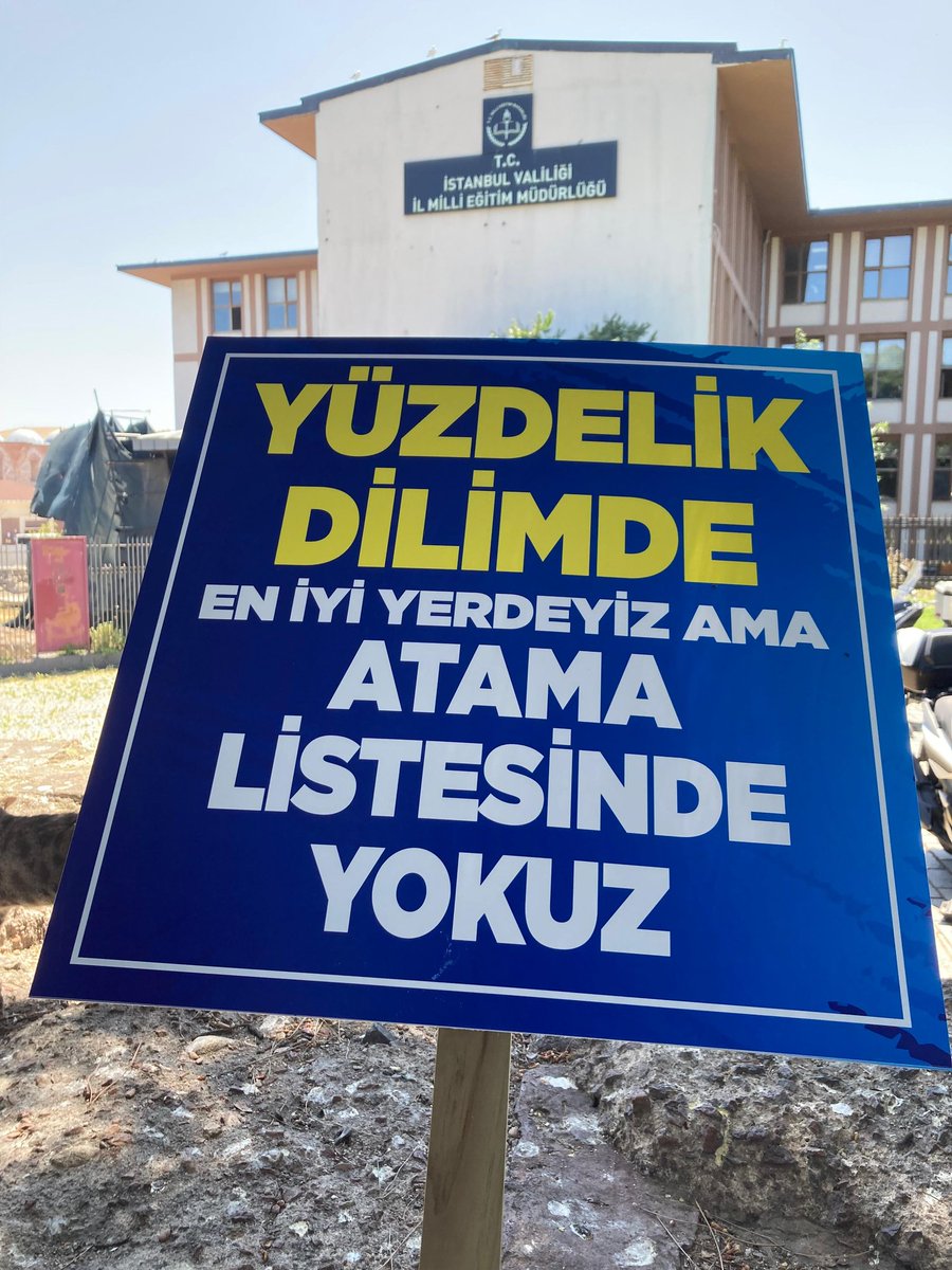 kimya öğretmeni çağla (@_analjezik) on Twitter photo İstanbul’da yapılan bu çağrı sadece bir ilin değil, tüm mağdur öğretmenlerin sesidir.
Ek atama, bu adaletsizliğin telafisidir!
<a href="/RTErdogan/">Recep Tayyip Erdoğan</a> <a href="/tcbestepe/">T.C. Cumhurbaşkanlığı</a> <a href="/tcmeb/">Millî Eğitim Bakanlığı</a> <a href="/Yusuf__Tekin/">Yusuf Tekin</a>
#EkAtamaVarsaUmutVar İstanbul’da yapılan bu çağrı sadece bir ilin değil, tüm mağdur öğretmenlerin sesidir.
Ek atama, bu adaletsizliğin telafisidir!
<a href="/RTErdogan/">Recep Tayyip Erdoğan</a> <a href="/tcbestepe/">T.C. Cumhurbaşkanlığı</a> <a href="/tcmeb/">Millî Eğitim Bakanlığı</a> <a href="/Yusuf__Tekin/">Yusuf Tekin</a>
#EkAtamaVarsaUmutVar
