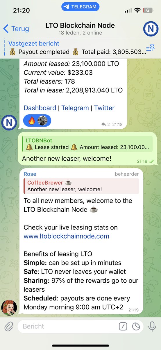 Welcome to the new leasers of the LTO BLOCKCHAIN NODE 👊☕️

ltoblockchainnode.com