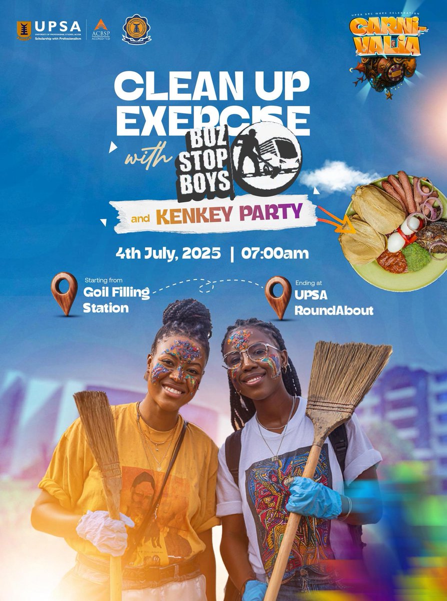 realansudamoah's tweet photo. Upsa src week clean up exercise coming off soon........
#UPSA 
#UPSASRC https://t.co/MGpYaGlDPQ