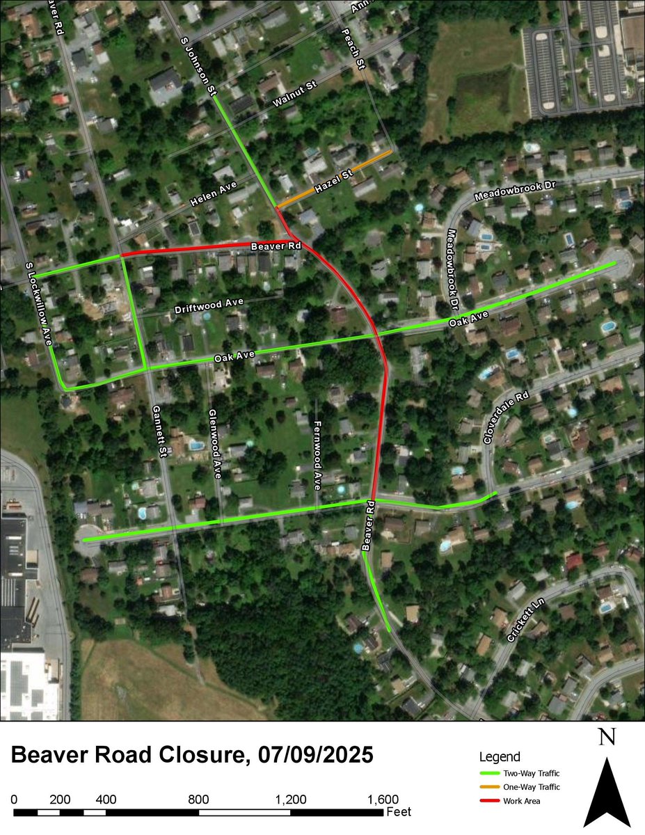 LowerPaxtonTwp's tweet image. 🚧 Road paving on Beaver Rd &amp;amp; Devonshire Heights starts 7/7. Expect closures 7 AM–5 PM through 7/11. Local access only.
🚧 More info: bit.ly/LPaxRoadConstr…
#LowerPaxton #RoadClosures