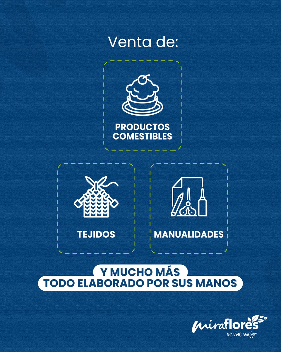 Muni de Miraflores (@munimiraflores) on Twitter photo 🌟👐 ¡Seguimos celebrando el talento y la inclusión!
Ven a la feria inclusiva donde los chicos de OMAPED brindan sus productos en el Parque Kennedy. 🎨🧶🧁
 Te esperamos este viernes 4 y sábado 5 de julio desde las 9 a.m.  Descubre una gran variedad de productos únicos, 🌟👐 ¡Seguimos celebrando el talento y la inclusión!
Ven a la feria inclusiva donde los chicos de OMAPED brindan sus productos en el Parque Kennedy. 🎨🧶🧁
 Te esperamos este viernes 4 y sábado 5 de julio desde las 9 a.m.  Descubre una gran variedad de productos únicos,