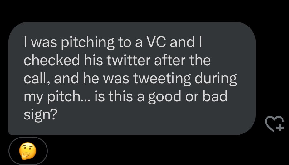 VCBrags's tweet image. What do we think on this one chat?