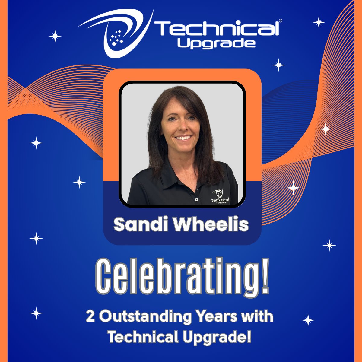 TechUpgrade's tweet image. It’s Summer Appreciation at Technical Upgrade!
This week we’re celebrating Sandi Wheelis, our Director of Operations, for 2 outstanding years.
Thank you, Sandi, for your leadership, organization, and the support you bring every day!
#TechnicalUpgrade #WorkAnniversary