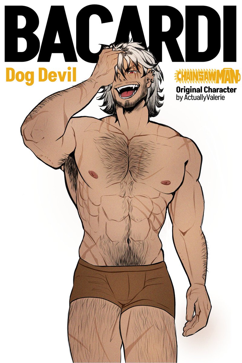 #chainsawman #csm #originalcharacter

That's a dog devil (bad guy), OC, name's - Bacardi. He accidentally stepped on a bottle of Bacardi and thought that it's badass name. First art in my series "all ocs in underwear"