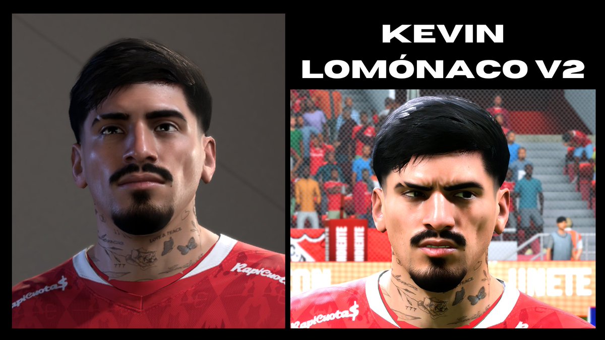 TobFacemaker's tweet photo. KEVIN LOMÓNACO v2 - FIFA/FC FACEMOD
#FC24 #FC25 #facemaking
https://t.co/utxa17HqT5 https://t.co/ngNK2HrHPu