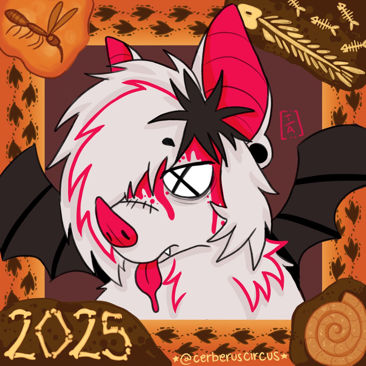 cerberuscircus's tweet photo. @KandiRavefur at the club just trying to stay alive is the best name for a character I’ve ever seen! #artfight2025 https://t.co/lLW9njR0wF