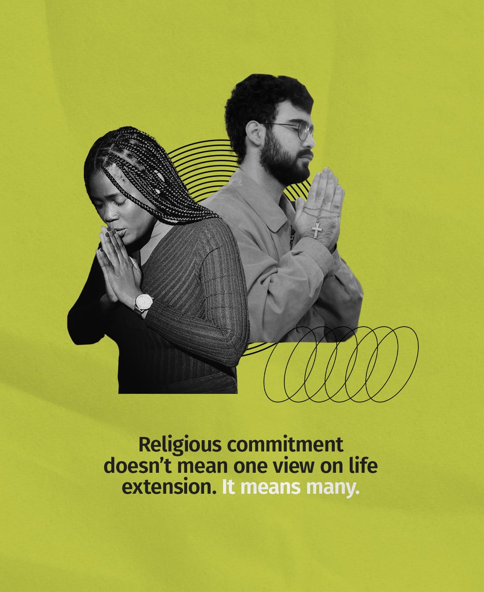 TempletonRelig's tweet image. Does living longer mean living more faithfully?
New research suggests the answer depends on who you ask.
Sociologists analyzed survey data from over 3,400 Americans to explore how religion and race shape attitudes toward life extension technologies.
What they found challenges…