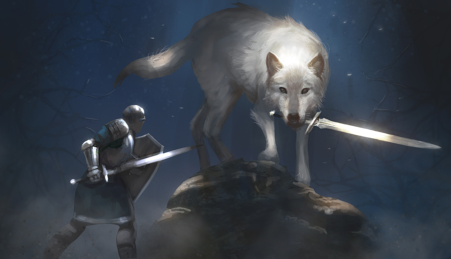 DustWhitewolf's tweet image. A new breed of wolf took over this forest.  He was smart,  magical, possessive of his new territory, and best of all, quadruped.  All of the lesser wolves accepted this dominant male as the ruler and protector of the wood. 

Yet, while he was aggressive and very territorial, ~