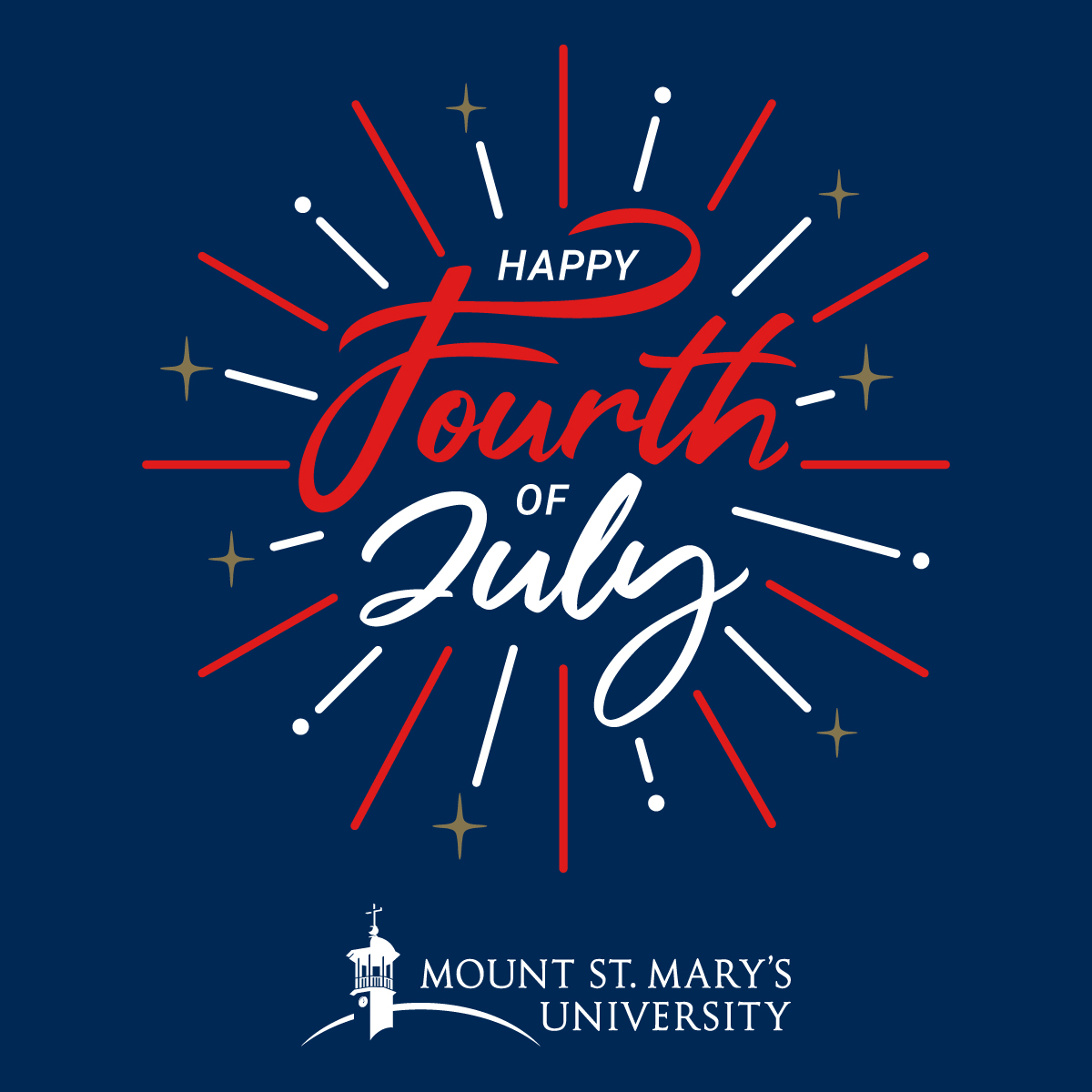 Have a happy and safe 4th of July from the Mount!

#GoMount