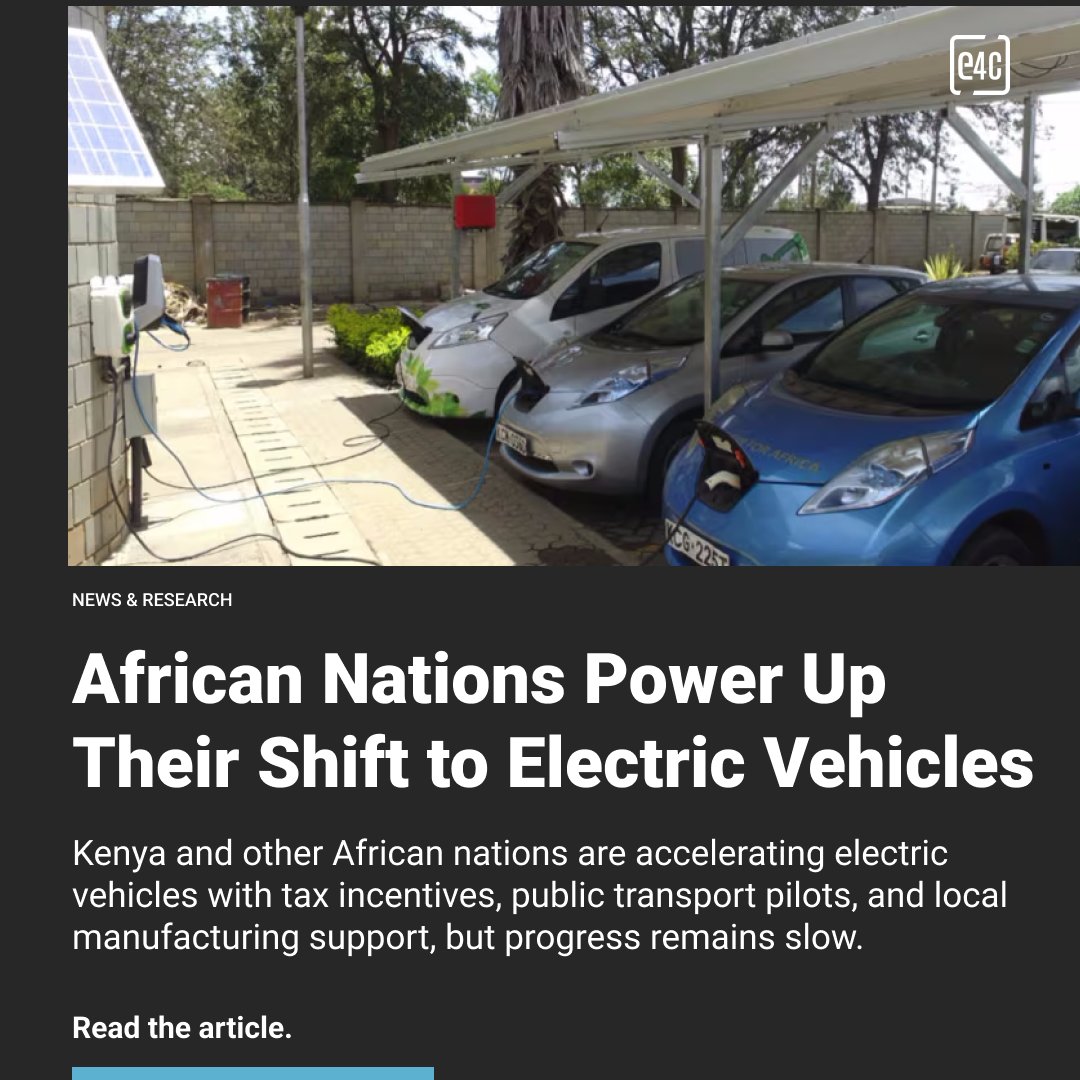 Engineering for Change (@engineer4change) on Twitter photo Rising fuel costs and urban growth are driving Africa’s EV shift. Kenya, Ghana, South Africa & others lead with tax breaks, pilots & policy. What’s powering the momentum and what’s in the way?
🔗 Read more: engineeringforchange.org/news/african-n…
Photo: World Economic Forum (CC BY-NC-ND 4.0) Rising fuel costs and urban growth are driving Africa’s EV shift. Kenya, Ghana, South Africa & others lead with tax breaks, pilots & policy. What’s powering the momentum and what’s in the way?
🔗 Read more: engineeringforchange.org/news/african-n…
Photo: World Economic Forum (CC BY-NC-ND 4.0)