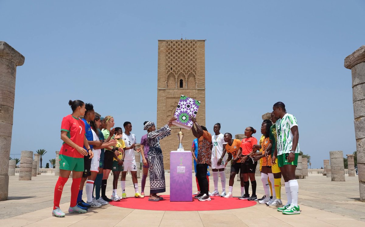 It’s truly an honour &amp; privilege to be part of WAFCON, even when my country isn’t participating. I had the incredible opportunity to unveil trophy in Rabat, Morocco — &amp; the adrenaline rush was unforgettable!

A heartfelt thank you to CAF for including me in this special moment.