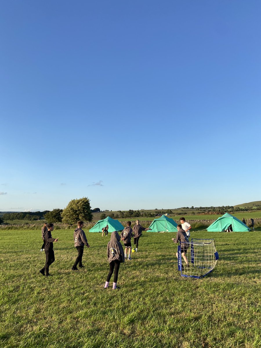 Lovely evening at #PingleCamp25 The 2nd group have arrived and have enjoyed their first evening at Shallow Grange.