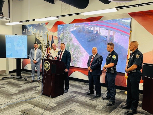 FBIJacksonville's tweet image. BREAKING: FBI Jacksonville and local and state partners announce the arrest of 28 Mongols motorcycle gang members as part of Operation Mongolian Beef, stemming from a New Smyrna Beach gas station shooting during Bike Week on March 8, 2025. fbi.gov/contact-us/fie…