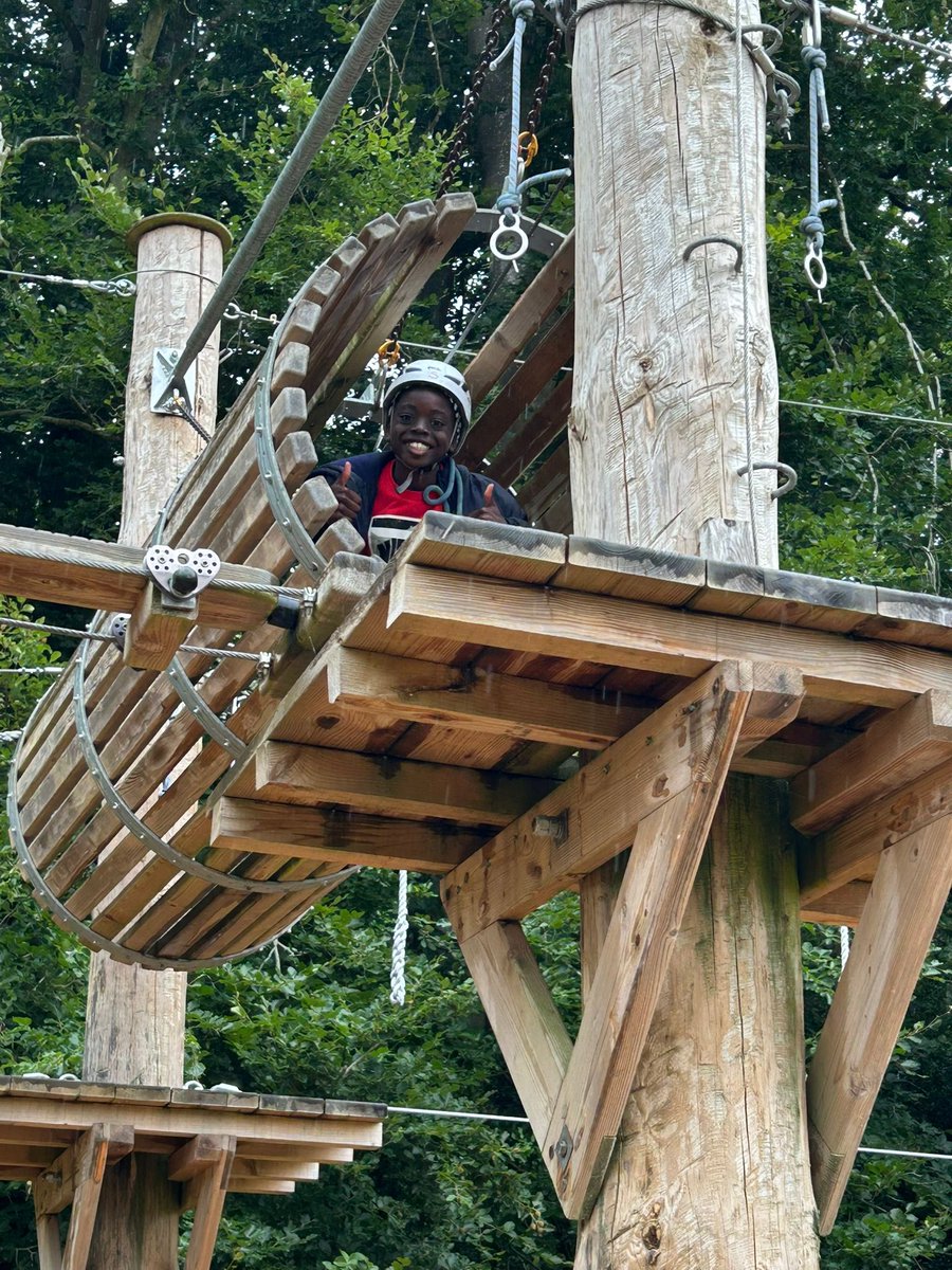 High Ropes courage!