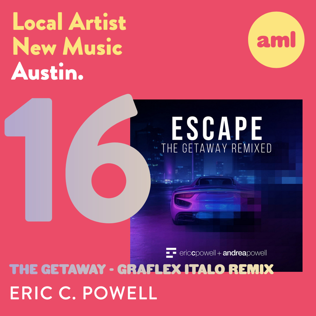Eric C. Powell Music | A new ESCAPE is coming! (@ecpowellmusic) on Twitter photo Much love to <a href="/AustinMusicLov3/">austinmusiclove</a> for including the #Graflex Italo Remix of THE GETAWAY at #16 on their recent releases and playlist.
Visit their profile to listen to the latest Spotify playlist.
open.spotify.com/playlist/5RTkl…
#LocalCharts #ATX #IndieArtist #NewMusic Much love to <a href="/AustinMusicLov3/">austinmusiclove</a> for including the #Graflex Italo Remix of THE GETAWAY at #16 on their recent releases and playlist.
Visit their profile to listen to the latest Spotify playlist.
open.spotify.com/playlist/5RTkl…
#LocalCharts #ATX #IndieArtist #NewMusic