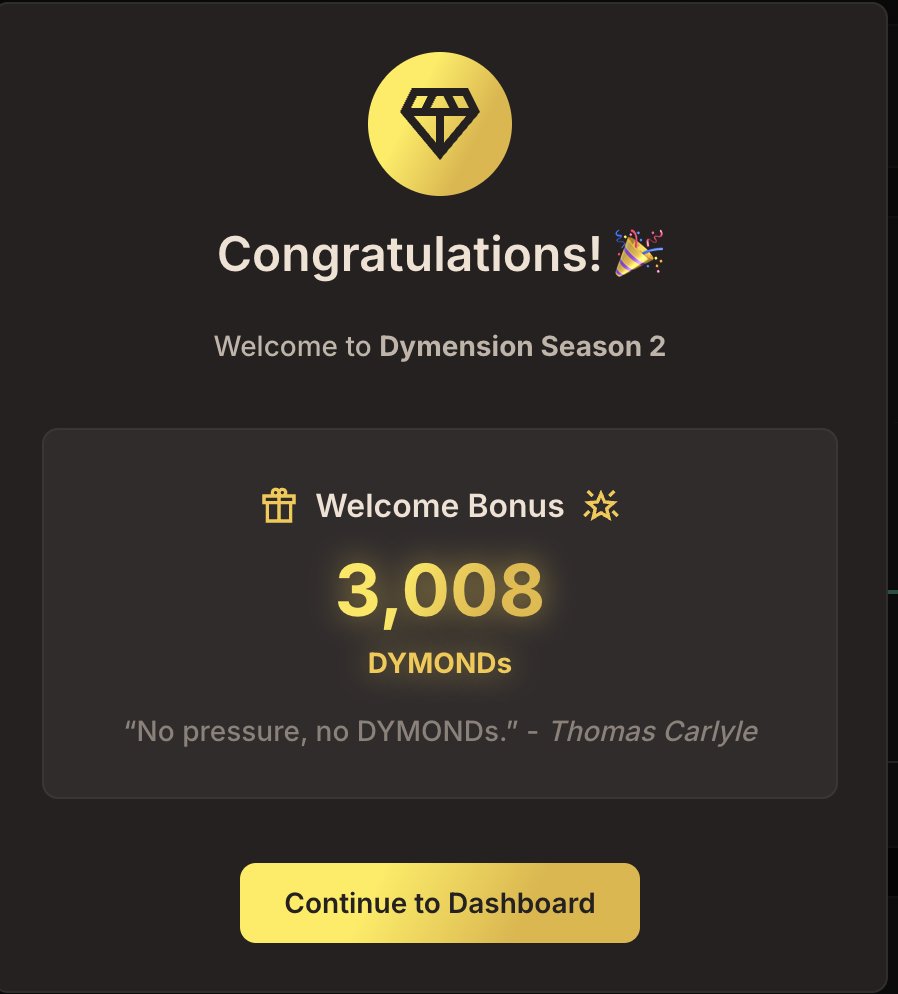 0xRemiss's tweet photo. Hala $Dym stake eden kaldıysa sezon 2 için ödül açıklamış. 

Dym stake edenler bir miktar dymonds kazandı. Sezon 2'de onchain işlem stake trade vb yapanlar Dymonds kazanacak. Dymondslar ilerde dym'ye çevrilecek. 

https://t.co/UBKH84s6K2 https://t.co/KQBQJO1Lbw