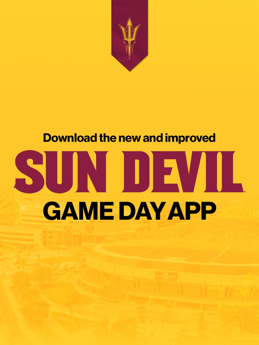The new Sun Devil Game Day app is here 🔱

With our latest update, managing your mobile tickets is easier than ever. Save your tickets directly to your phone’s wallet for quicker entry into the stadium, and enjoy real-time scores, team news, and exclusive content.

Fans who
